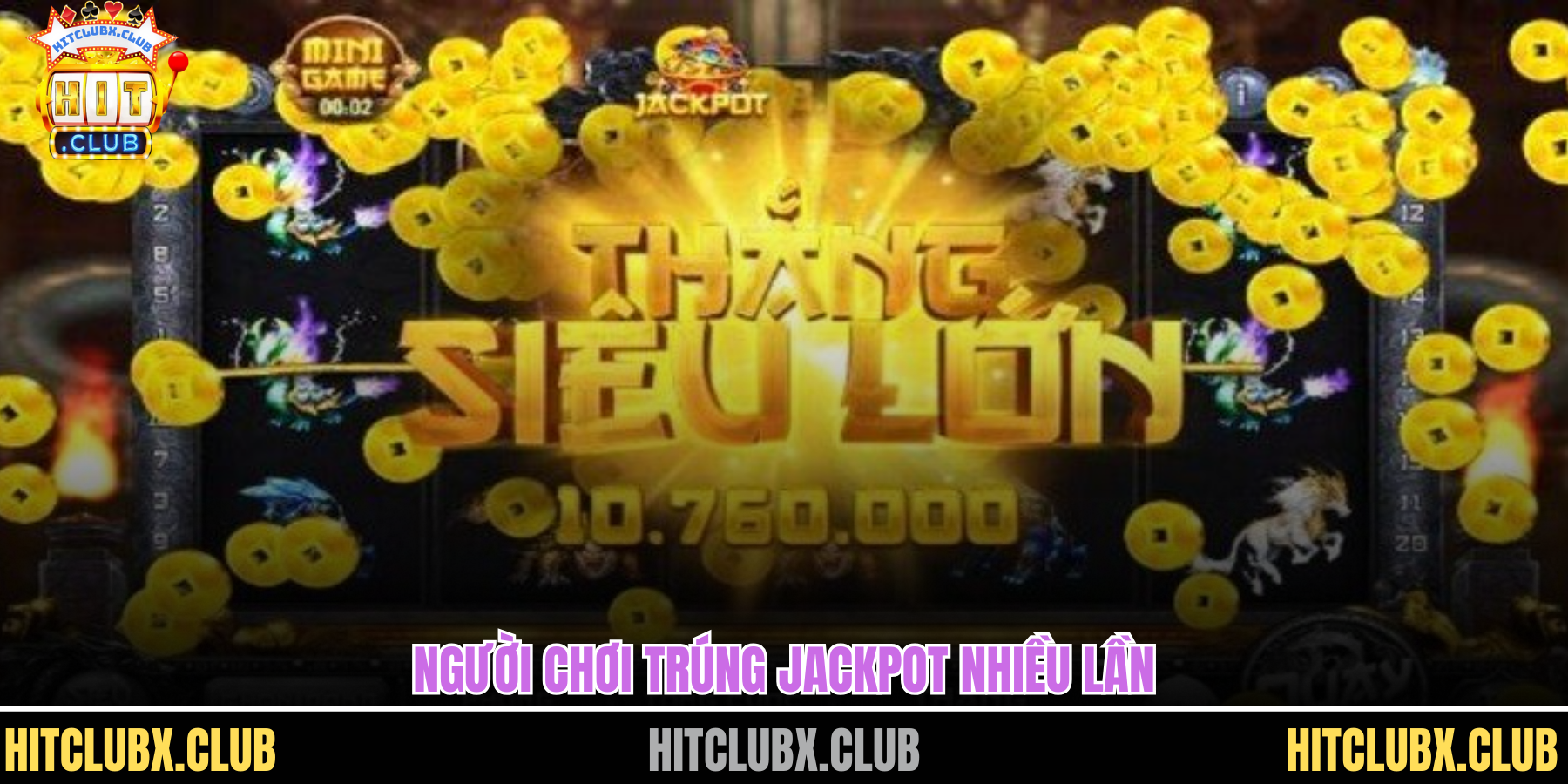Người chơi trúng jackpot nhiều lần